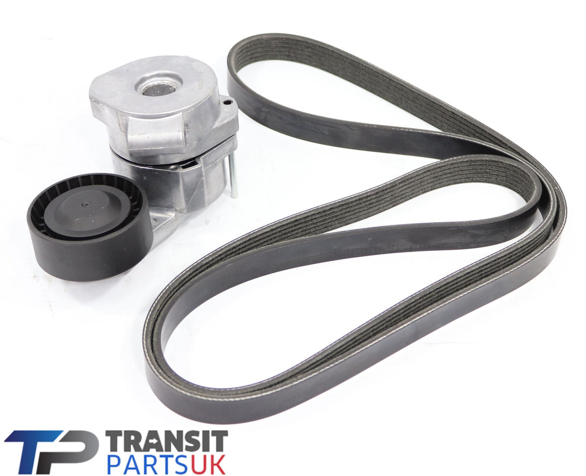 Transit Mk7 Mk8 2.2 Fwd Drive Belt And Tensioner 2006 On Fwd Tdci With Air Con