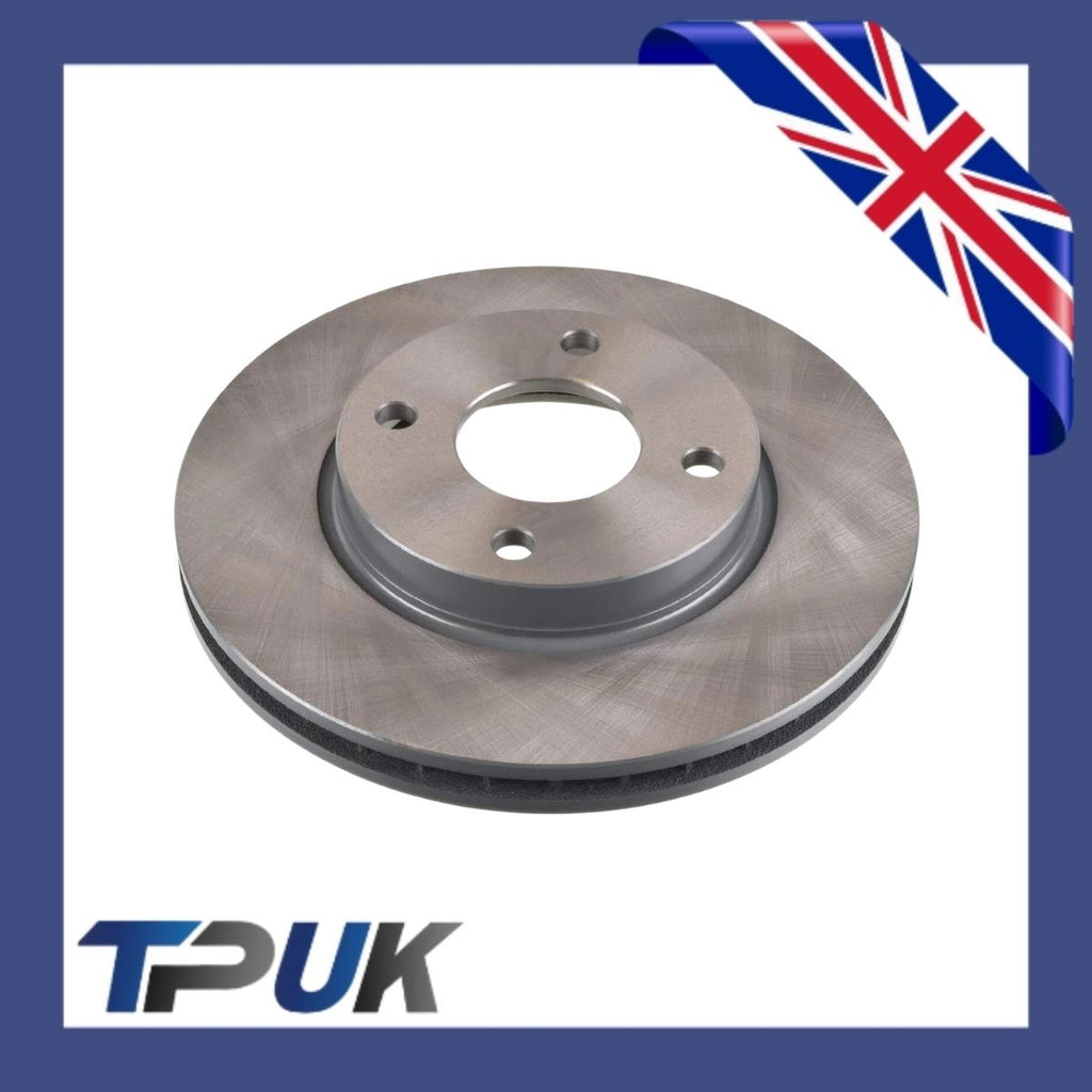 2X Front Brake Discs For Ford Mondeo 1993-96 260mm Vented 5026784 93BX1125AC