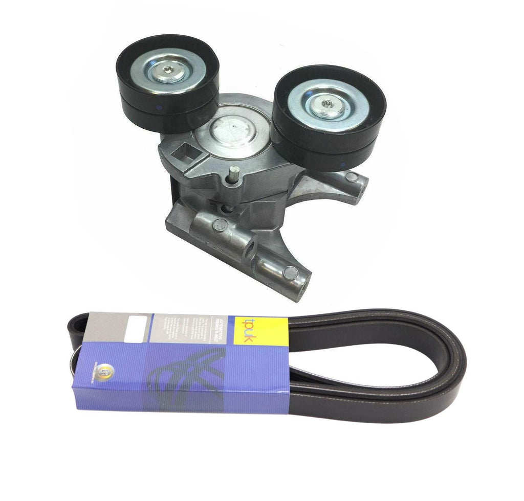 Ford Transit 2.2 Rwd Drive Fan Belt + Tensioner Kit Mk7 Mk8 No Aircon 2011 On V