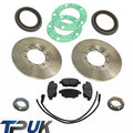 Ford Transit Mk7 2.2 2.4 Rwd Rear Brake Discs Pads Hub Nuts Seals Gasket Single