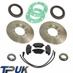 Ford Transit Mk7 2.2 2.4 Rwd Rear Brake Discs Pads Hub Nuts Seals Gasket Single