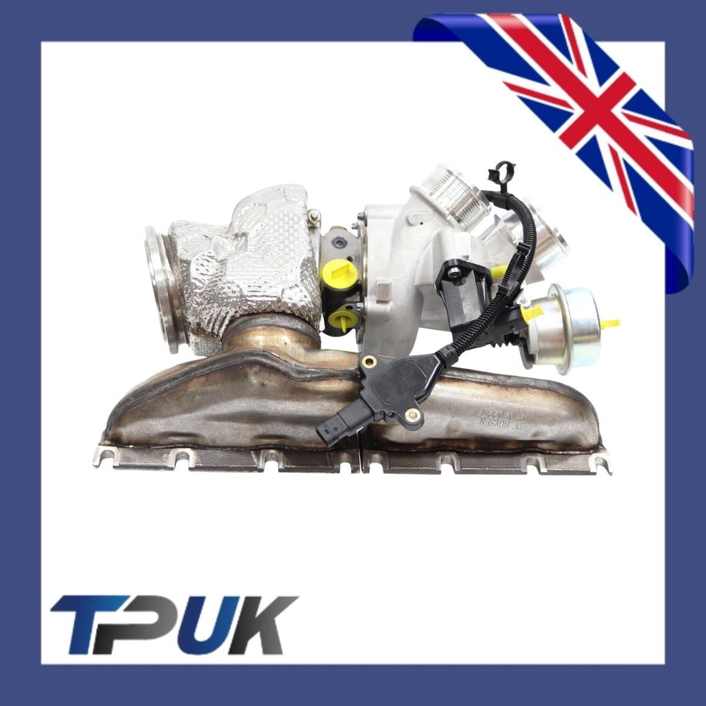 Bentley Bentayga 6.0 W12 Left Turbocharger Twin Turbo Lh 07P145722 2015 To 2019