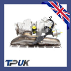 Bentley Bentayga 6.0 W12 Left Turbocharger Twin Turbo Lh 07P145722 2015 To 2019