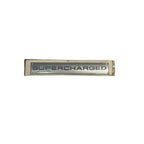 Supercharged Silver Badge For A Range Of Vehicles Fit Rear Tailgate Front Arch