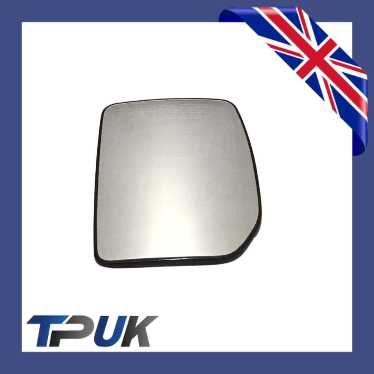 Front Door Wing Mirror Glass Ford Transit Mk6 Mk7 2000-2014 Passenger Left Side