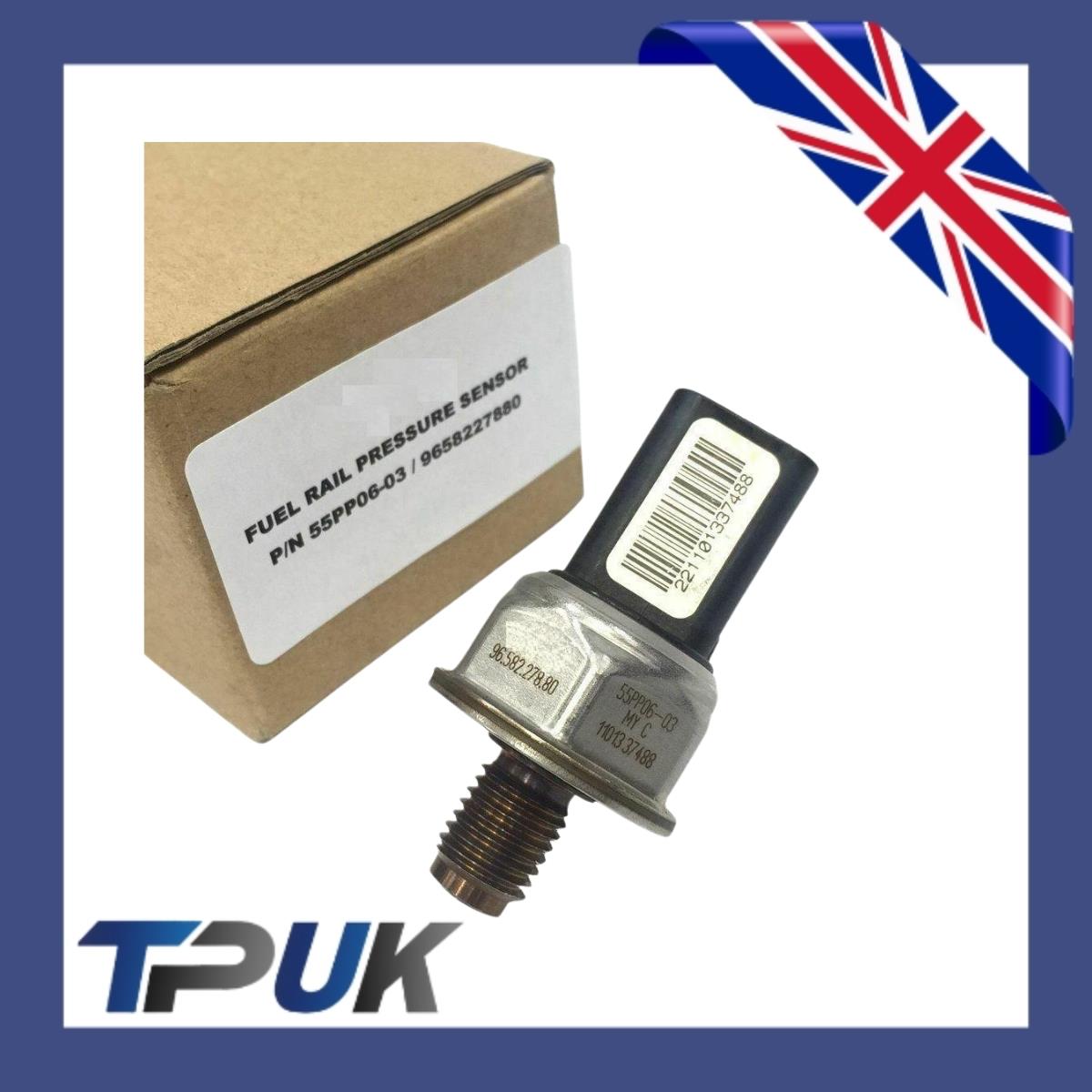 Peugeot 107 206 207 307 308 407 Partner Fuel Rail Sensor 1.4 & 1.6 Hdi 55Pp06-03