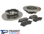 Ford Transit Mk8 Custom Rear Brake Pads Discs 2.2 Fwd 2012 On 288Mm
