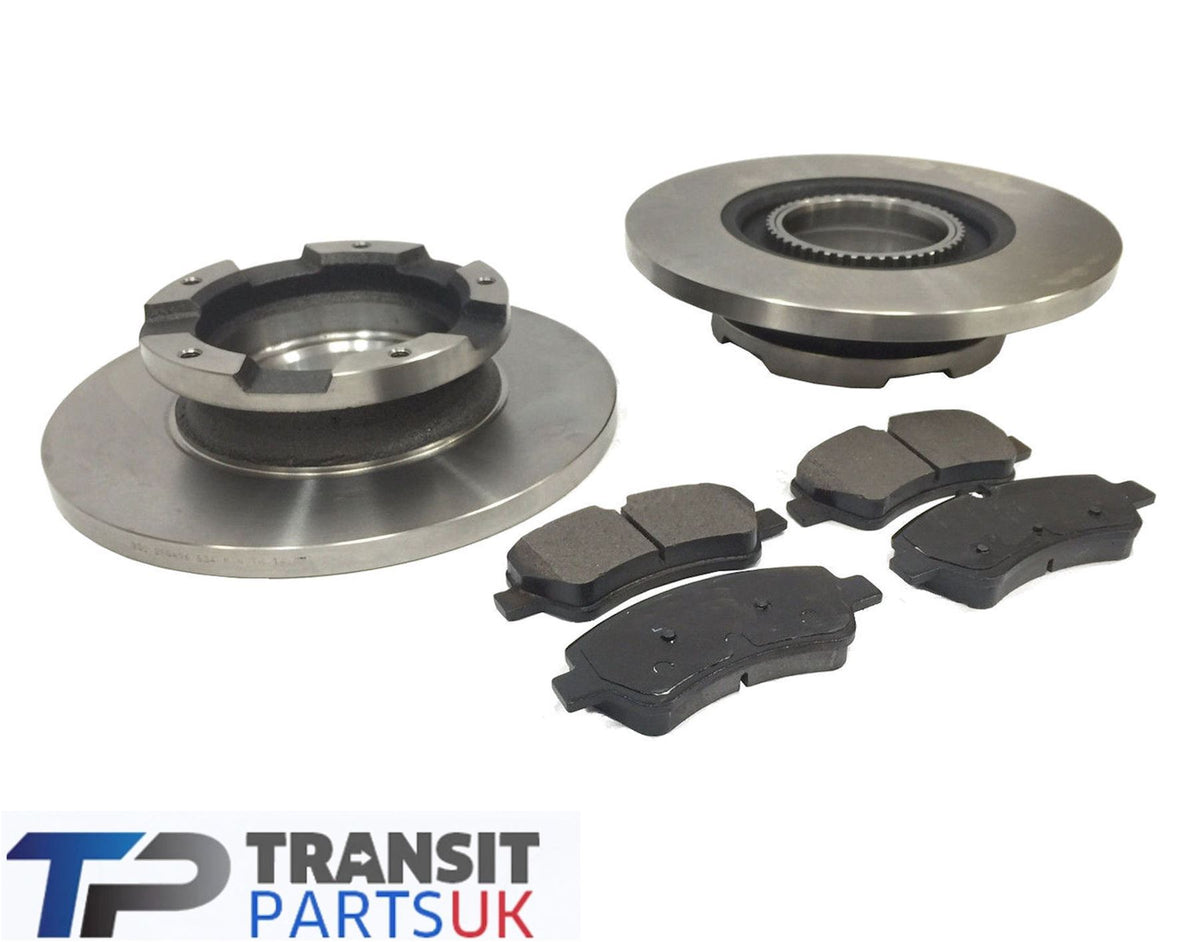 Ford Transit Mk8 Custom Rear Brake Pads Discs 2.2 Fwd 2012 On 288Mm