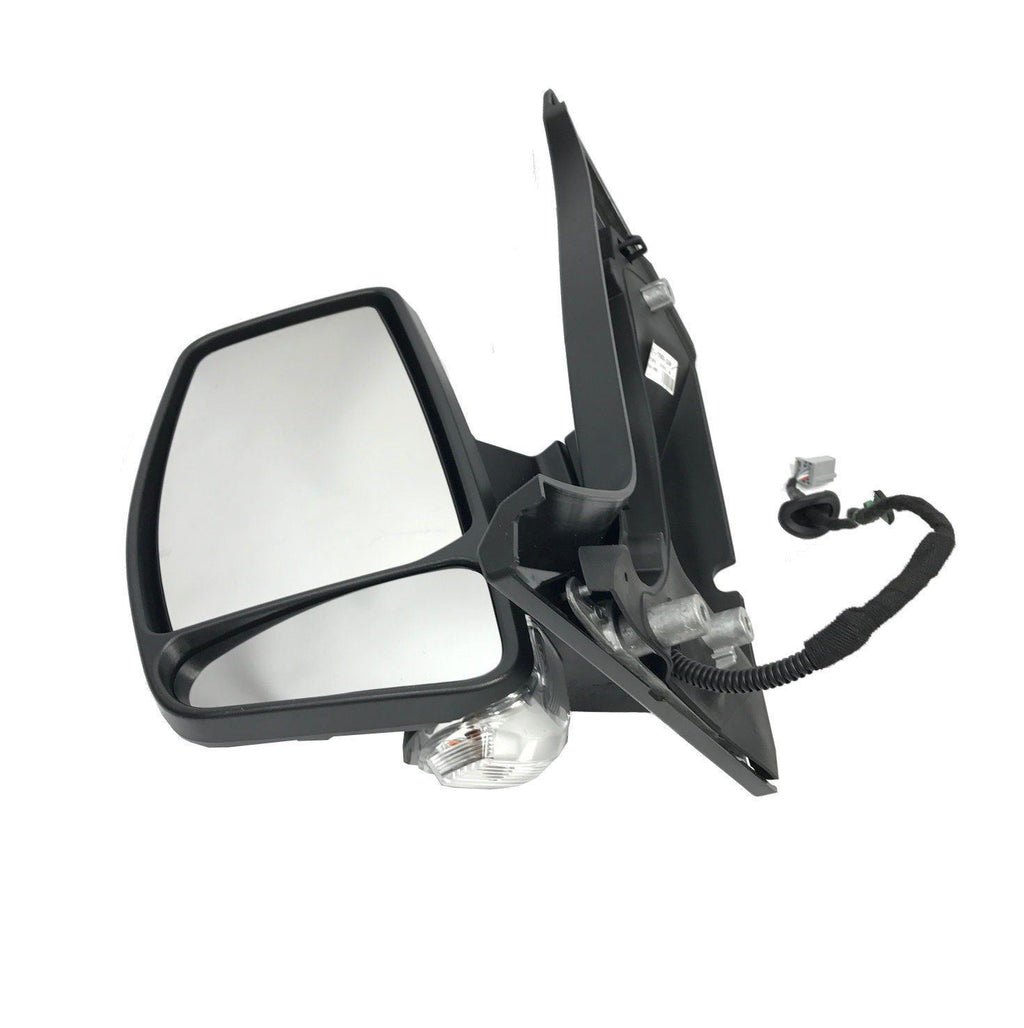 Ford Transit Custom Left Complete Door Mirror Electric + Cable + Indicator Light