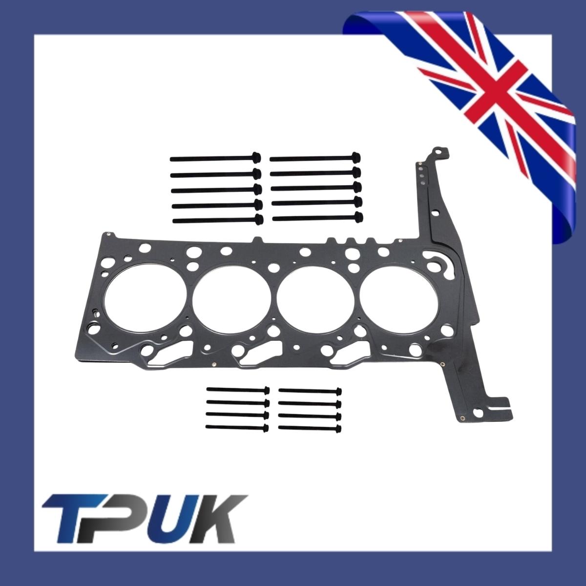 Head Gasket Head Bolts For Land Rover Defender 2.4 2006 On 1349876 Bk4345