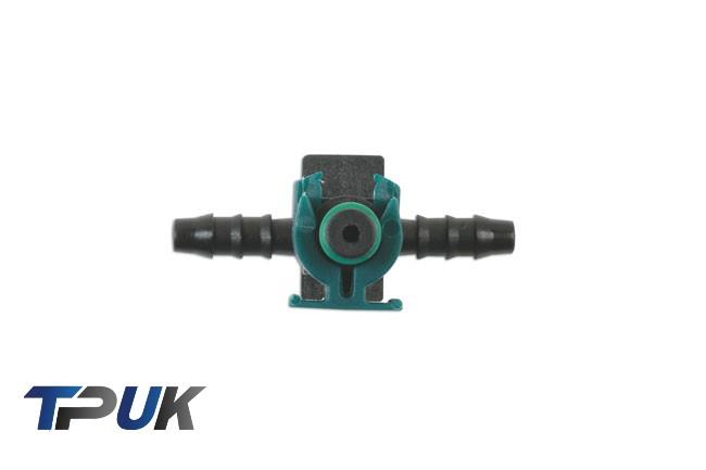 Laser Fuel Line 2 Way Leak Off Connector 5Pc 4Mm Id Hose Fits Ford Transit