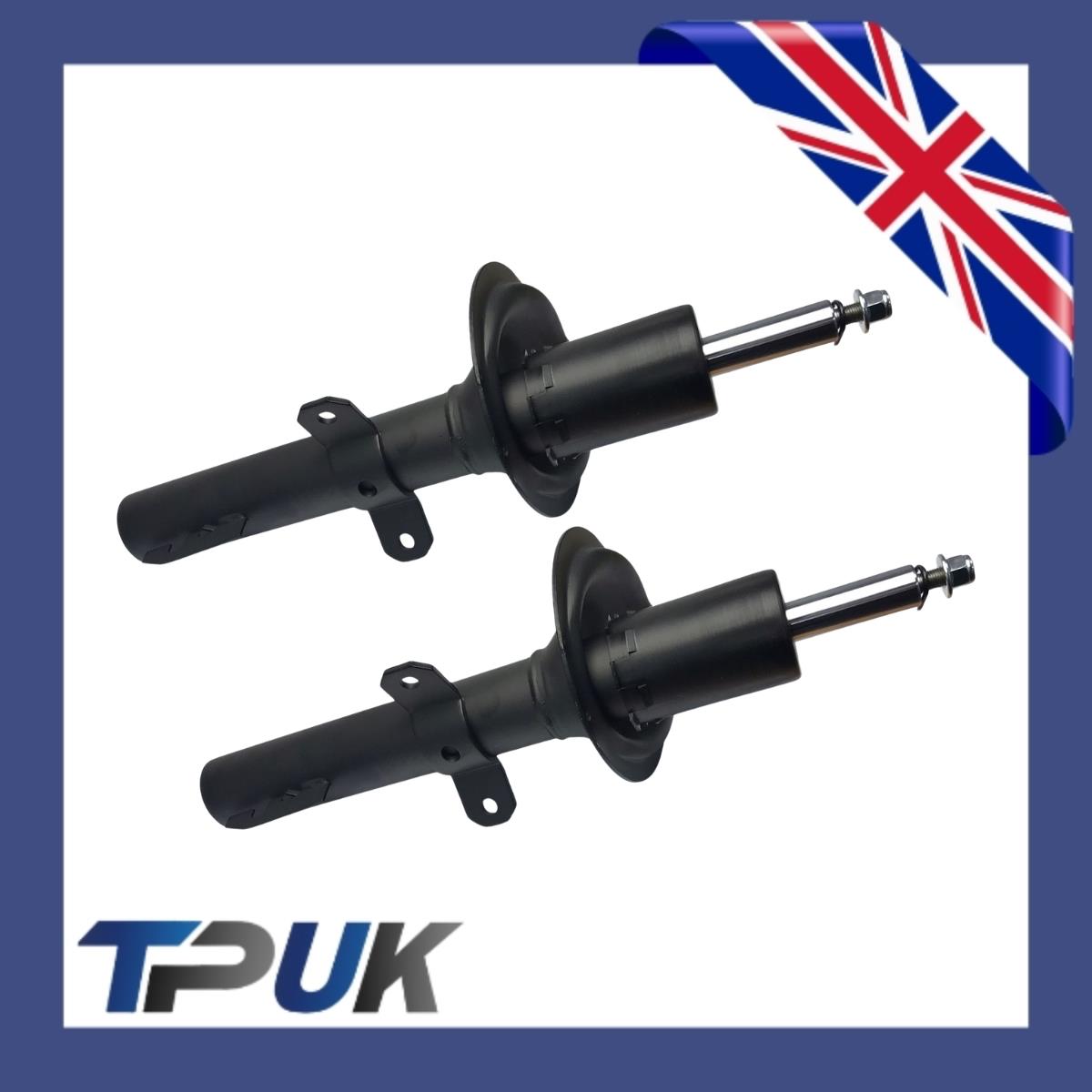 Front Shock Absorber Pair For Ford Transit Mk7 Rwd 2.4 2006 On Left Right