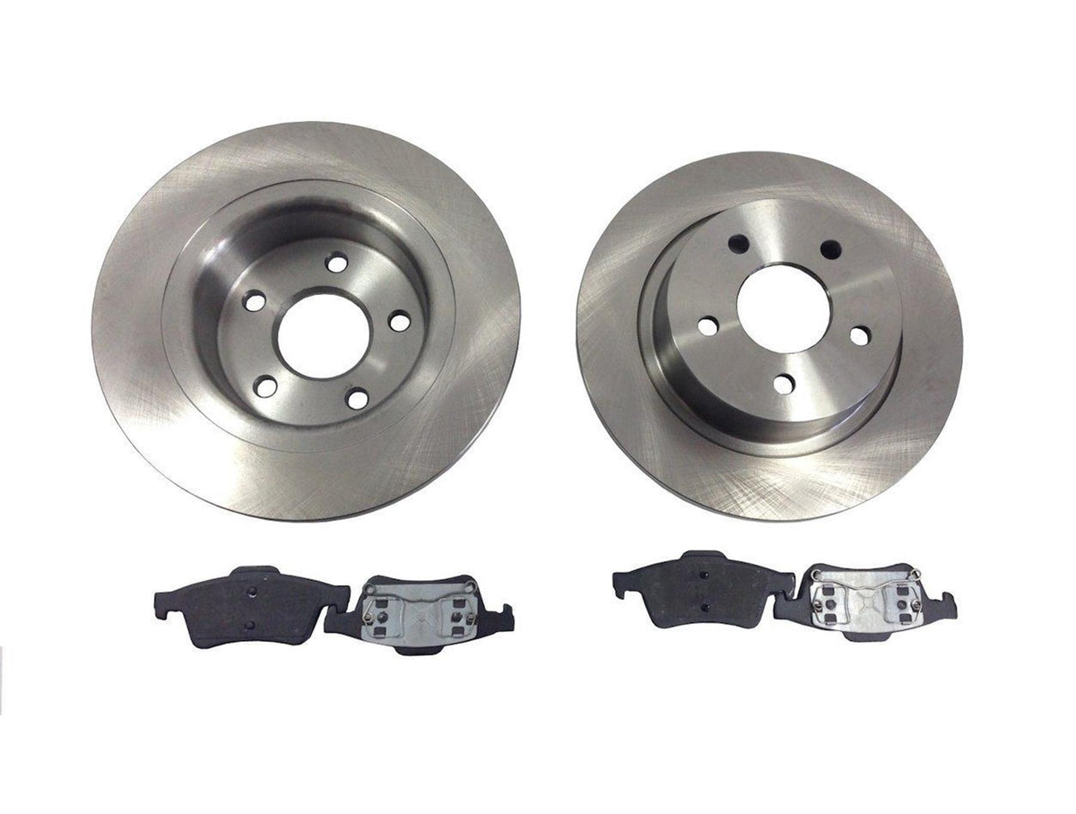 FORD TRANSIT CONNECT REAR BRAKE DISCS & PADS SET PAD DISC 2002 ON