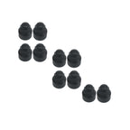 Brand New Transit Mk8 Custom 2014 On Black Wheel Nut Covers Set Of 10