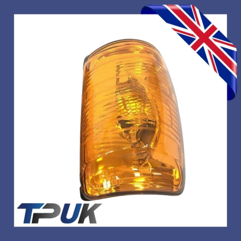 Ford Transit Mk8 Front Right Side Mirror Glass Orange Indicator Lens Cover Set