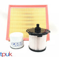 Ford Transit Filter Service Kit Oil Air Fuel 2.2 Fwd 2011 On Metal Oil Filter