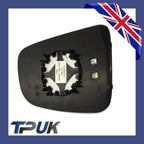 Heated Electric Wing Mirror Glass For Ford Transit Mk5 Os Upper Right Side