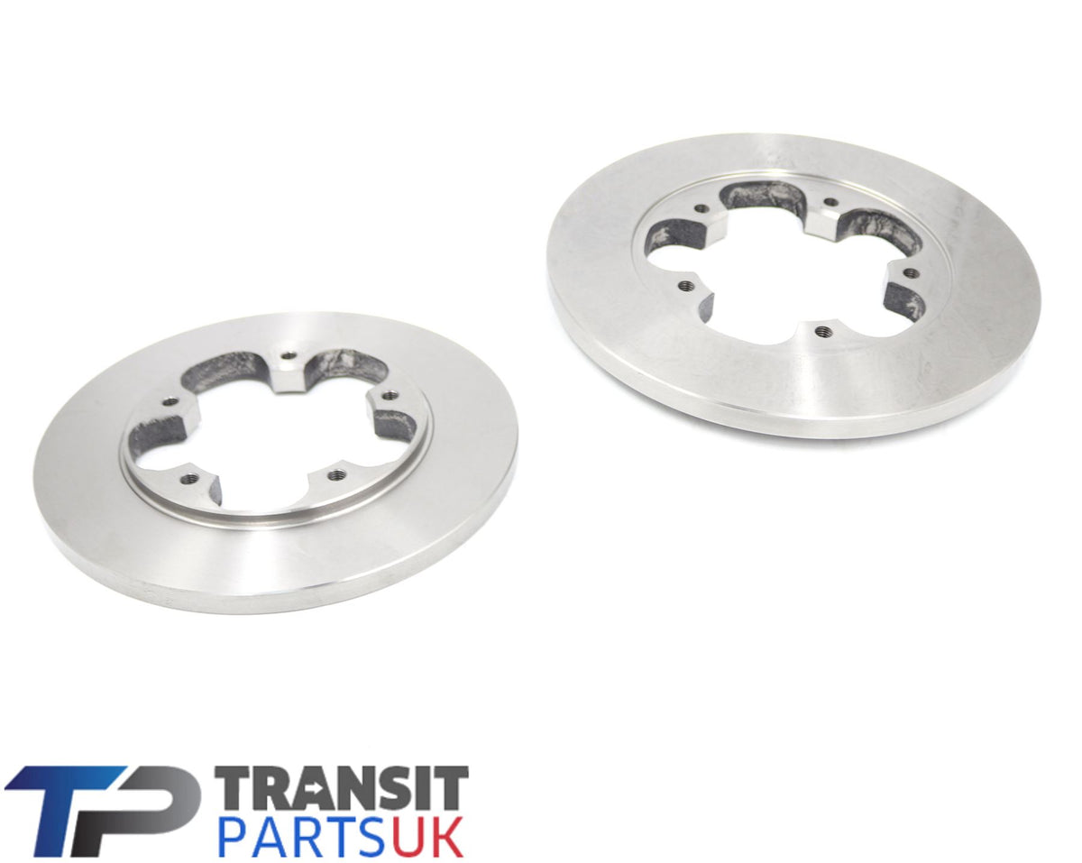 Ford Transit Mk8 Rear Brake Discs Rwd 2.0 2.2 2014 On For Single Rear Wheels
