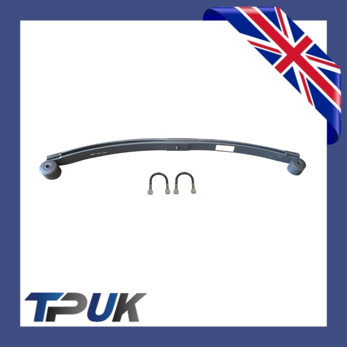 For Ford Transit Double 2 Leaf Spring 2.2 2.4 Mk7 Fwd Rwd 75Mm Bushes Ubolts