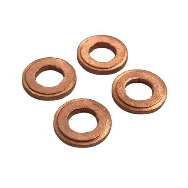 Injector Copper Washers Set Of 4 Fits Ford Transit Mk8 Custom 12 On 2.2 Fwd Rwd