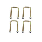 4 Leaf Spring U Bolts Ford Transit Mk4 Mk5 Mk6 1985-2006 Fits 1 To 3 Leaf Set