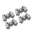 Wheel Nut Set Of 20 For Ford Transit Connect 1.5 1.6 2013 On Solid Chrome