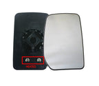 Ford Transit Mk6 Mk7 Right Hand Heated Electric Mirror Glass 2000 - 2014