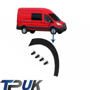 FRONT RIGHT WHEEL ARCH TRIM MOULDING PANEL FR FORD TRANSIT MK8 14-19 WING SIDE