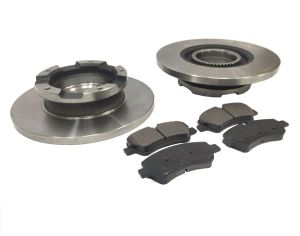 Ford Transit Mk8 Custom Rear Brake Pads Discs 2.2 Fwd 2012 On 288Mm