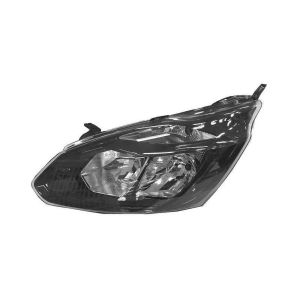 HEADLIGHT FOR FORD TRANSIT CUSTOM 2.0 2.2 2012 ON LHD IN BLACK FRONT LEFT