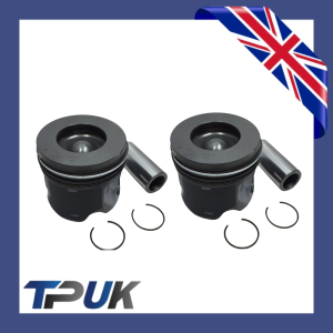Piston With Rings And Pin For Land Rover Defender 2.4 2006-2016 Per 2