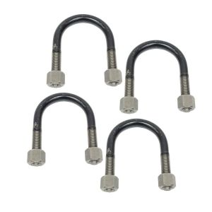 FORD TRANSIT 75MM LEAF SPRING U BOLT 1 2 3 LEAF SPRINGS MK7 UBOLT SET OF 4
