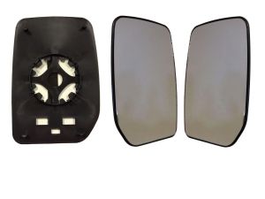 A PAIR OF DOOR WING MIRROR GLASS FORD TRANSIT MK6 MK7 2000-2014 RIGHT & LEFT