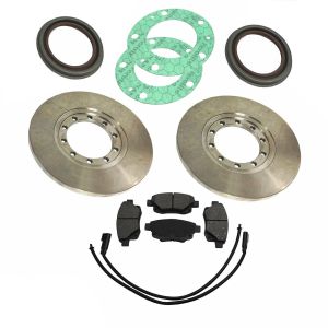 FORD TRANSIT MK7 2.2 2.4 RWD REAR BRAKE DISCS PADS HUB SEALS GASKET SINGLE WHEEL