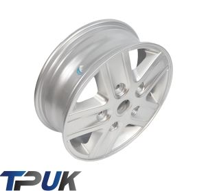 FORD TRANSIT MK7 16" ALLOY WHEEL 5 SPOKE 6.0J SILVER 2006 - 2014 