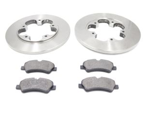 FORD TRANSIT MK8 REAR BRAKE PADS AND DISCS 2.2 2.0 RWD 14 ON SINGLE REAR WHEELS