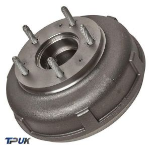 Ford Transit Brake Drum 2.4 Rwd Mk6 Dana Ratio Single Wheel 5 Stud + Abs Ring