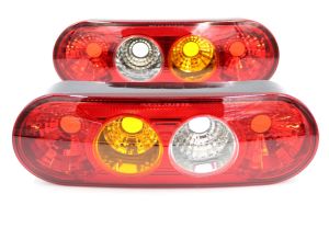 PAIR OF FORD TRANSIT REAR STOP TAIL BRAKE LIGHT LAMP CLUSTER UNITS 4884990