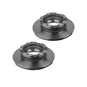 REAR BRAKE DISCS FOR FORD TRANSIT MK7 2.2 FWD 2006 ON 1451161 NO ABS RINGS