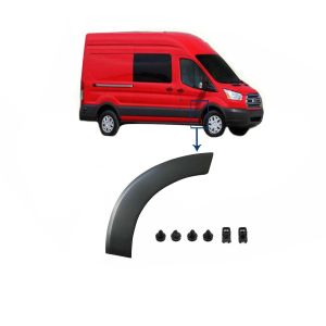 FRONT RIGHT WHEEL ARCH TRIM MOULDING PANEL FR FORD TRANSIT MK8 2014 ON DOOR SIDE