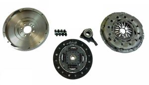 Solid Flywheel Clutch Kit For Ford Transit 2.4 6 Speed Mk7 With Slave Cylinder