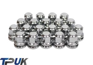 Ford Transit Set Of 20 Chrome Wheel Nuts Alloy Steel M14X2 Mk6 Mk7 2000 - 2014