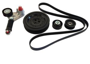 TRANSIT MONDEO JAGUAR X-TYPE 2.0 2.2 FAN BELT TENSIONER KIT CRANKSHAFT PULLEY