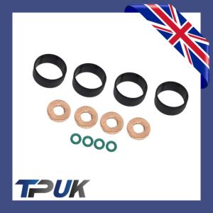 Fuel Injector Seal + Washer + Oring Set For Fiesta 1.4 Tdci 2001 On Diesel