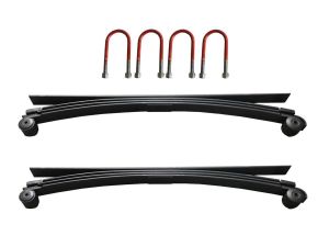 FORD TRANSIT PAIR OF 4+1 LEAF SPRINGS 2.4 RWD + UBOLTS SPRING PER 2 (5 LEAVES)