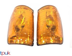 Ford Transit Mk8 2014 On. Wing Mirror Orange Indicator Lens Left And Right Side
