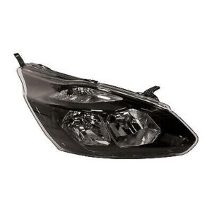 FRONT RIGHT HEADLIGHT FOR FORD TRANSIT 2.0 2.2 2012-2022 LHD IN BLACK 1783378