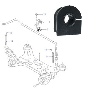 FRONT ANTI ROLL BAR BUSH OE FOR FORD TRANSIT MK6 MK7 2.0 2.2 2.4 FWD RWD