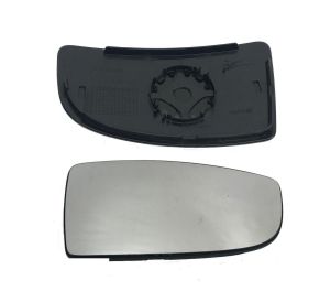 FORD TRANSIT MK8 LOWER DOOR WING MIRROR GLASS 2014 ON DRIVER RIGHT + BACK PLATE