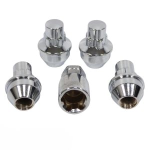 Ford Transit Mk8 Custom Locking Wheel Nut Set M14X1.5 Tapered Seat 4 Nuts 1 Key